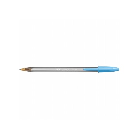 Bic Cristal Fun Boligrafo de Bola - Punta Gruesa de 1.6mm - Tinta con Base de Aceite - Color Azul Turquesa