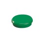 Dahle 95524 Pack de 10 Imanes para Pizarra Blanca - Diametro de 24mm - Color Verde