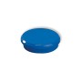 Dahle 95524 Pack de 10 Imanes para Pizarra Blanca - Diametro de 24mm - Color Azul