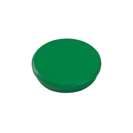 Dahle 95532 Pack de 10 Imanes para Pizarra Blanca - Diametro de 32mm - Color Verde