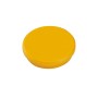 Dahle 95532 Pack de 10 Imanes para Pizarra Blanca - Diametro de 32mm - Color Amarillo