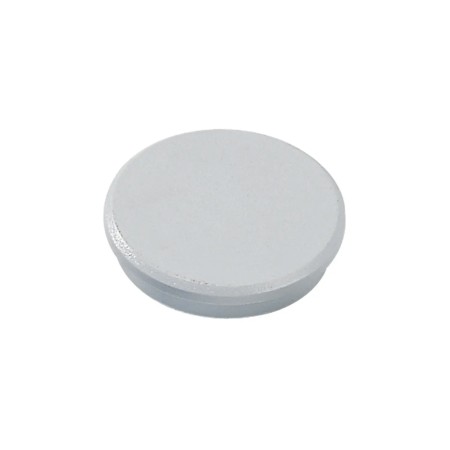 Dahle 95532 Pack de 10 Imanes para Pizarra Blanca - Diametro de 32mm - Color Gris