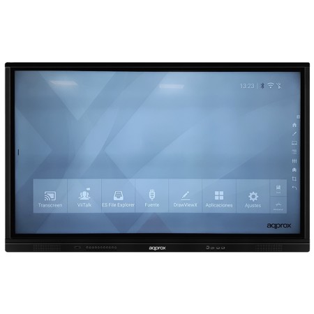 Approx Pantalla Interactiva 65" UHD 4K WiFi, Bluetooth - Multi-touch hasta 20 Puntos - 4 Dispositivos a la Vez - HDMI, DisplyPor