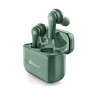 NGS Artica Bloom Green Auriculares Intrauditivos Bluetooth 5.1 TWS - Manos Libres - Asistente de Voz - Autonomia hasta 7h - Base