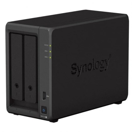 Synology DiskStation DS723+ Servidor de Almacenamiento NAS - Hasta 2 Unidades de Almacenamiento - Interfaz Soportado M.2, SATA I