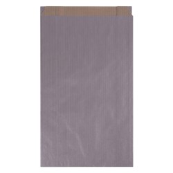 Apli Sobres Kraft Plata 24x43x7mm - Papel Kraft 50g/m² - Reutilizables y Reciclables - Pack de 250