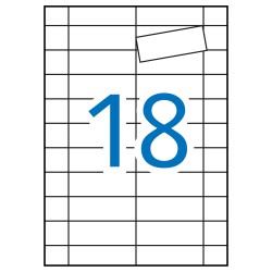 Apli Etiquetas Blancas Magneticas 80.0 x 28.0mm 5 Hojas