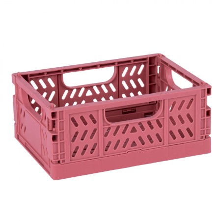 Apli Up North Pack de 4 Cajas de Plastico Plegables y Apilables - Tamaño 140x100x60mm - Ideal para Herramientas, Juguetes, Colad