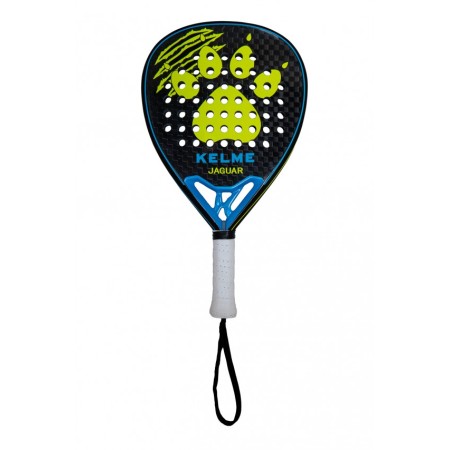 Kelme Jaguar Pala de Padel - Forma Lagrima - Marco y Cara 100% Carbono - Nucleo Black Eva Soft Ultra