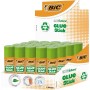 Bic ECOlutions Glue Stick Expositor de 20 Barras de Pegamento 21g - Ideal para Papel y Carton - Lavable