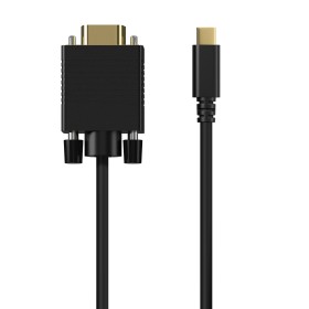 Aisens Cable Conversor USB-C a VGA - USB-C/M-Hdb15/H - 1.8m - Color Negro