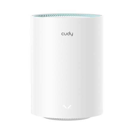 Cudy M1300 Sistema WiFi Mesh AC1200 Dual Band - 867Mbps en 5GHz, 300Mbps en 2,4GHz - 1x Puerto LAN 1000/100/10Mbps, 1x Puerto WA