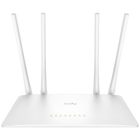 Cudy WR1200 Smart Router WiFi AC1200 Doble Banda - 1x Puerto Wan 100/10 Mbps y 4x Puertos Lan 100/10 Mbps - 4 Antenas Externas