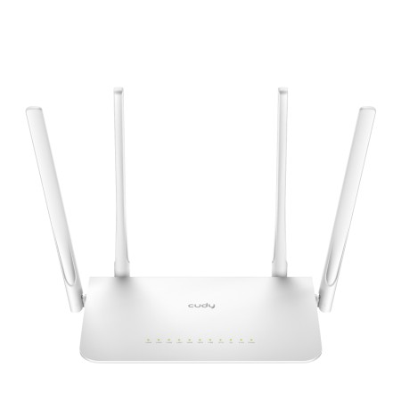 Cudy WR1300 Smart Router WiFi AC1200 Doble Banda - 1x Puerto Wan 1000/100/10 Mbps y 4x Puertos Lan 1000/100/10 Mbps - 4 Antenas 