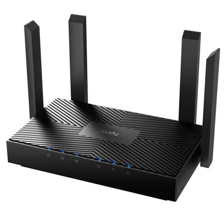 Cudy WR3000 Smart Router WiFi 6 AX3000 Doble Banda - 1x Puerto Wan 1000/100/10 Mbps y 3x Puertos Lan 1000/100/10 Mbps - 4 Antena
