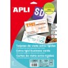 Apli Tarjetas de Visita Cantos Rectos Mate 250g 10 Hojas
