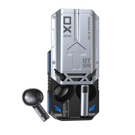 XO Auriculares Inalambricos - Caja con Iluminacion Rgb - Bluetooth 53 - Hasta 4 Horas de Musica - Bateria de 30Mah - Carga Compl