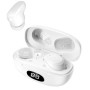 XO Auriculares Inalambricos Bluetooth 51 - Hasta 4 Horas de Musica - Bateria Auricular 30Mah - Bateria Caja de Carga 250Mah - Ca