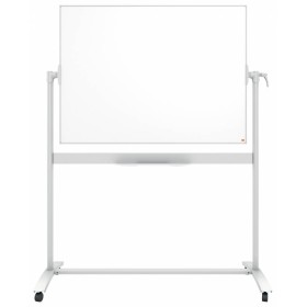 Nobo Pizarra Blanca Movil de Esmalte Classic - 1200 × 900mm - Diseño Puntero - Color Blanco
