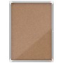 Nobo Vitrina para 9 Hojas A4 con Superficie de Corcho - 1000x752x37mm - Puerta de Cristal de Seguridad - Marco de Aluminio - Col