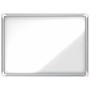 Nobo Vitrina Exteriores 8 Hojas A4 Superficie Blanca Magnetica - 692x972x45mm - Puerta Seguridad Cerradura Marco Aluminio - Resi