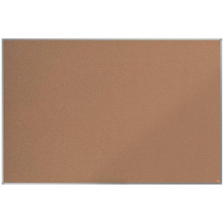 Nobo Tablero Anuncios Corcho Essence 1800x1200mm - Montaje Esquinas - Superficie Corcho - Marco Aluminio Anodizado - Color Natur