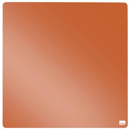 Nobo Tile Mini Pizarra Magnetica 360x360mm - sin Marco - Variedad de Colores - Almohadillas e Imanes - Diseño Creativo y Colorid