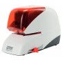 Rapid Grapadora Electrica Supreme R5050E - 50 Hojas - Carga de Cartucho - Duradera - Plata/Naranja