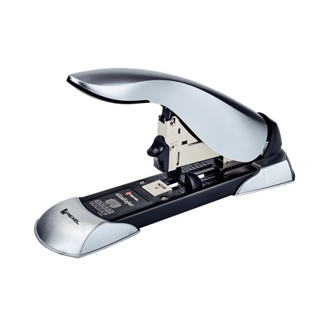 Rexel Gladiator Grapadora de Gruesos - Hasta 160 Hojas - Guia de Papel Incorporada - Para Grapas 23/8-20mm - Color Plata