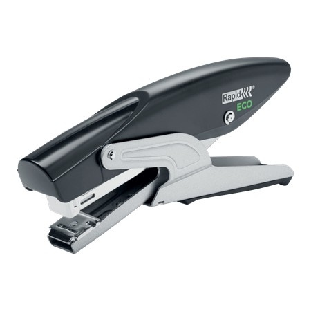 Rapid ECO Grapadora de Tenaza - Fabricadas con un 81% de Plastico Reciclado - Hasta 20 Hojas - Para Grapas 24/6, 26/6 - Grapado 