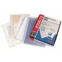 Esselte Funda Porta Documentos Folio PVC Liso Calidad Estandar Multitaladro-16 Transparente