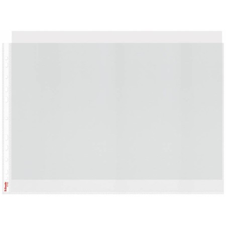 Esselte Fundas A3 PP Piel de Naranja Multitaladro-11 Transparente 80 Micras