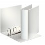 Esselte Carpeta Canguro Gama Basica 60mm - Mecanismo 4 Anillas Mixtas - 2 Bolsillos Exteriores - A4 - Blanco