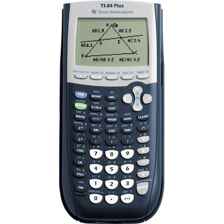Texas-Instruments TI-84 Plus Calculadora Grafica - Pantalla 8 Lineas por 16 Caracteres - Soporta Programacion - 12 Aplicaciones 