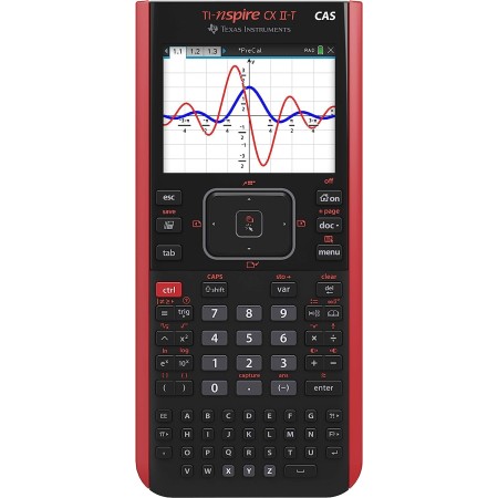 Texas Instruments TI-Nspire CX II-T CAS Calculadora gráfica, Software, USB - E/D/I/F/ES/NL