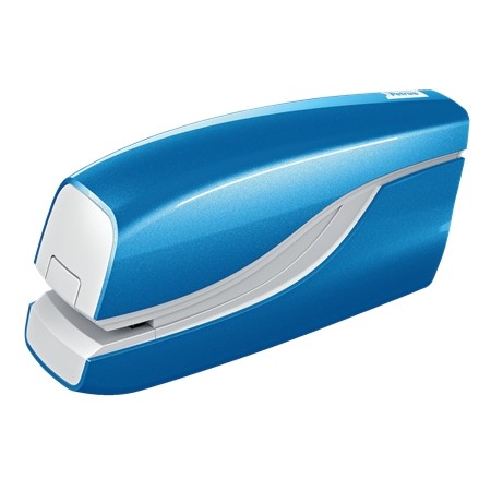Petrus WOW E-310 Contactless Grapadora Electrica - Hasta 10 Hojas - Grapado Cerrado - Utiliza Grapas Petrus Nº10 - Color Azul