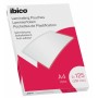 Ibico Autoadhesivas A4 250 Micras Carteras de Plastificar - Acabado Cristalino de Alto Brillo - Plastifica Papel, Fotos, Tarjeta