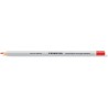 Staedtler Lumocolor 108 Lapiz de Color Hexagonal - Especial para Superfiices Lisas - Marcado Opaco - Color Rojo