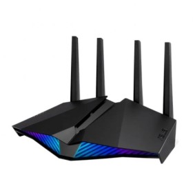 Asus DSL-AX82U Router Gaming AX5400 WiFi 6 Dual Band - Velocidad hasta 5400Mbps - 4 Puertos RJ45 LAN, 1 Puerto RJ45 WAN, 1 Puert