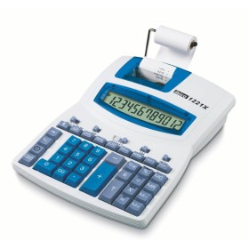 Ibico Calculadora Semi-Profesional 1221xNumeros Inteligentes - Inclinado, 12 Digitos Display Lcd - Impresion a 2 Colores - Veloc