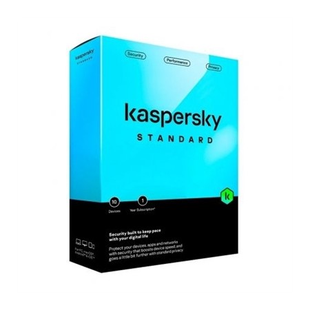 Kaspersky Standard Antivirus - 10 Dispositivos - Servicio 1 Año