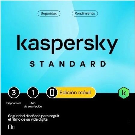 Kaspersky Standard Mobile Antivirus - 3 Dispositivos - Servicio 1 Año