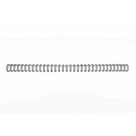 GBC Wirebind Encuadernacion de Alambre 3:1 No.5, 8mm - A4 Negro (100) - Duraderas - Proteccion de Espaciado de Precision - Const
