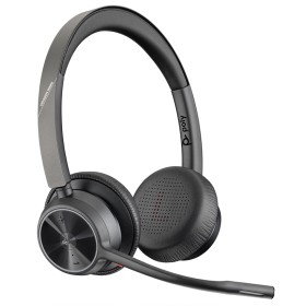 Plantronics Voyager 4320 UC M Auriculares con Microfono Bluetooth - Almohadillas Acolchadas - Controles en Auricular- Color Negr