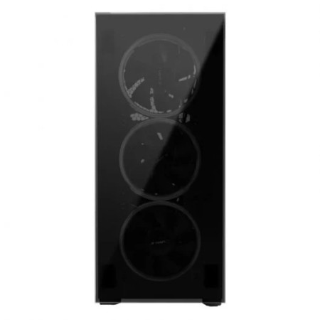 Unykach Armor EVO Caja ATX - Frontal de Vidrio Templado - Ventana Lateral de Metacrilato - USB-A 2.0/3.2 y Audio - 3 Ventiladore