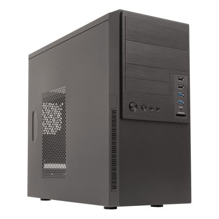 Unykach Caviar 6K Caja Micro ATX - Tamaño Disco Soportado 3.5", 2.5" - USB-A 3.2/2.0, USB-C, Audio, Lector de Tarjetas