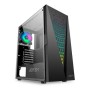 Abysm Gaming Danube Kolpa ARGB Caja Torre ATX, ITX, micro ATX - Lateral Cristal Templado - 3.5" y 2.5" - USB-A 2.0/3.2 y Audio -