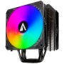 Abysm Gaming Snow IV ARGB Ventilador CPU 120mm con Disipador 4 Heatpipes - Iluminacion ARGB - Velocidad Max. 1600rpm - Color Neg