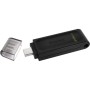 Kingston DataTraveler 70 Memoria USB-C 3.2 Gen 1 256GB - Con Tapa - Color Negro (Pendrive)