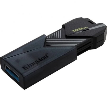 Kingston DataTraveler Exodia Onyx Memoria USB 128GB - USB 3.2 Gen 1 - Enganche para Llavero - Color Negro (Pendrive)